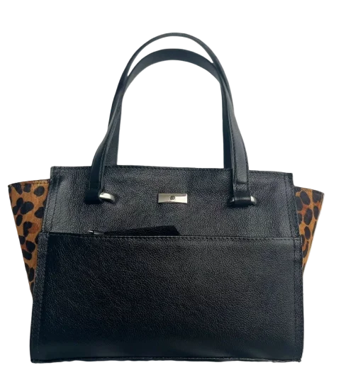 bolsa preta com onça